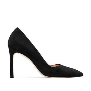 Stuart Weitzman Anny 95 black suede pump: Size 8